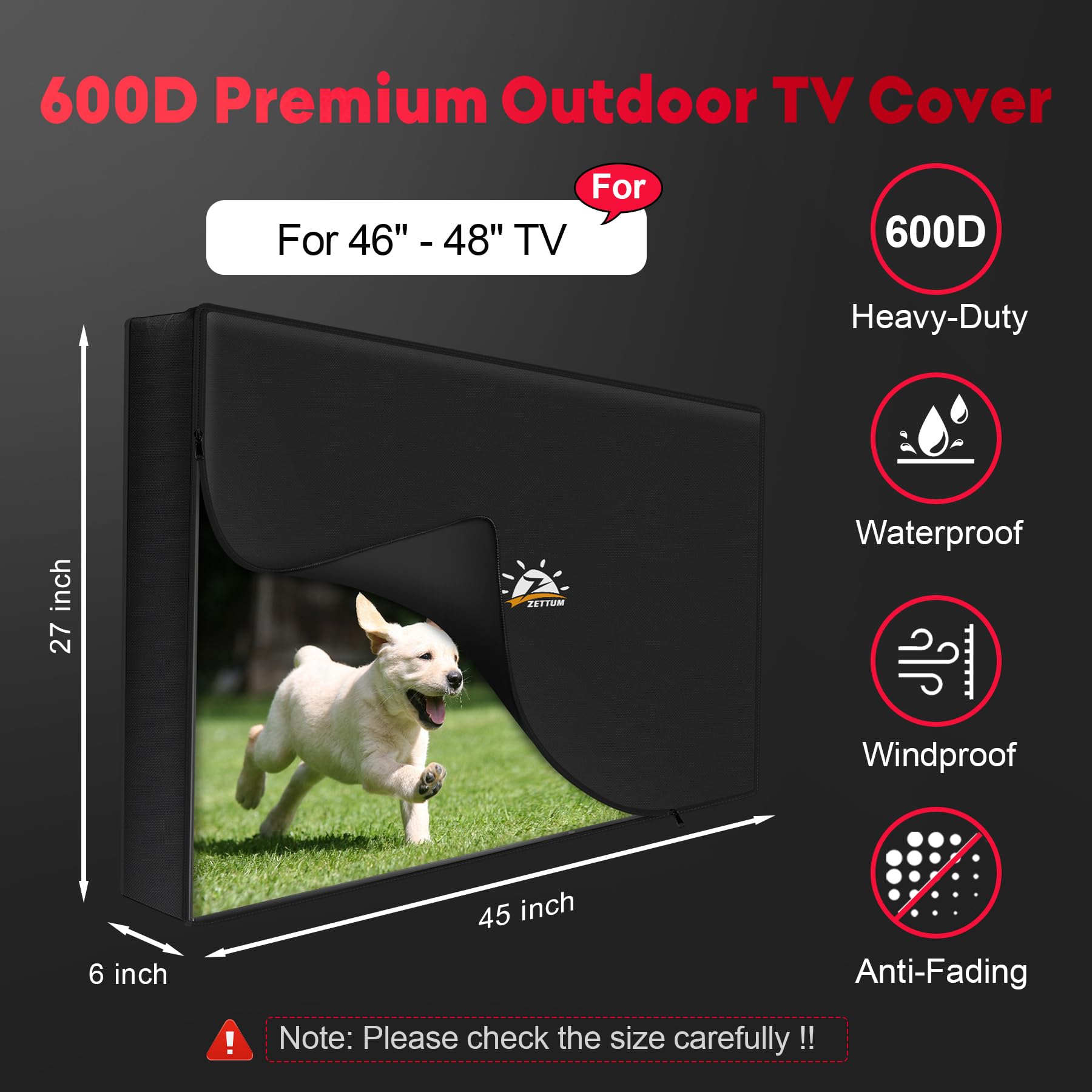 【専用です】OUTDOOR PRODUCTS Amazon.com: Zettum Outdoor TV Cover 46 to 48 Inch - 600D